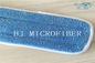 Blaue Mopp-Auflagen verdrehte Stapel-Mopp-Kopf-Mopp-Ersatz-Auflagen Farbfriedliche Seite Microfiber nasse